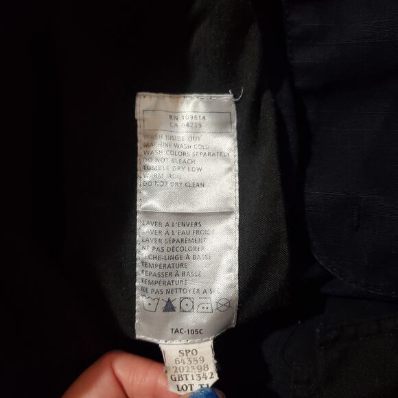 5.11 Tactical Series Womens TDU Cargo Pants Sz 10 Ripstop Performance Navy Blue - Picture 12 of 13